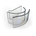 Customized 10mm curved bent building tempered safety glass